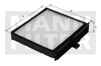 Cabin Air Filter CU 1938